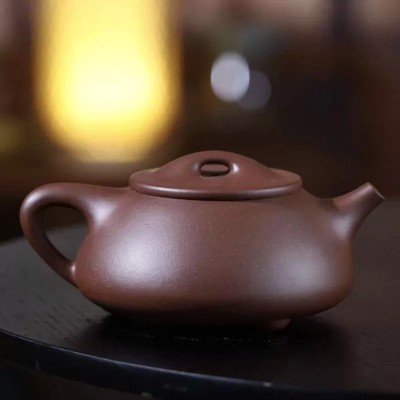 Jingzhou-Shipiao Yixing teapot | Dicaoqing ni | 350 ml