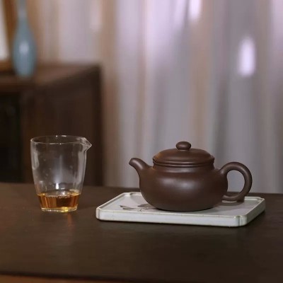 Fanggu Yixing teapot | Zi ni | 340 ml