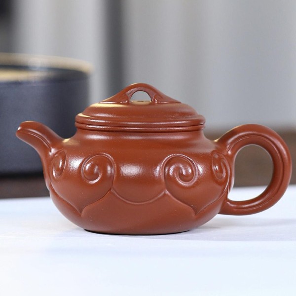 Fanggu Ruyi Yixing teapot | Zhu ni | 270 ml