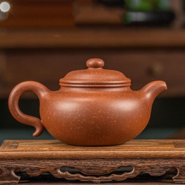 Fanggu Yixing teapot | Dicaoqing ni | 300 ml